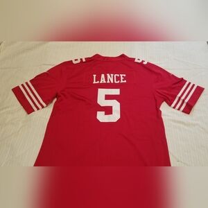 TREY LANCE #5 LIMITED SAN FRANCISCO 49ERS NFL NIKE VAPOR THROWBACK JERSEY NWOT M